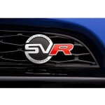 Emblme de badge de calandre avant en mtal range rover svr - kit de support inclus