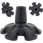 Embout 19mm en caoutchouc � base large avec 6 pieds pour une meilleure stabilit�, autoportant, pour cannes ...