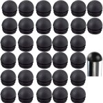 Embout bouchons pour tube de chaise de rond noirs, embout entrant rond pour pied de chaise, embout pied ...