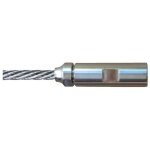Embout design individuel pour garde - corps � c�ble - inox 316 - pas � gauche - m8 - design production ...