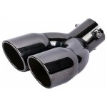 Embout echappement, 76mm diamètre tuyau d'échappement de voiture double embout d'échappement sortie en ... Embout echappement, 76mm diamètre tuyau d'échappement de voiture double embout d'échappement sortie en ...