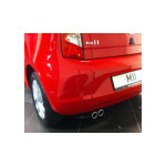 Embout d'�chappement double rond seat mii / vw up / skoda citigo