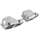 Embouts d'chappement quadruples en acier inoxydable, 2 pices, adapts  mercedesamg a45 w176 cla45 ...
