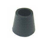 Embout enveloppant caoutchouc noir 10 � mm