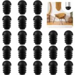 Embout pied de chaise 50 pcs embouts ronds bouchon de tuyau de chaise protection pied de chaise embout ...