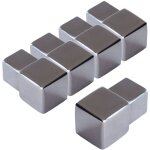 Embout pour rail � carrelage profil carr� en acier inoxydable, profil � carrelage - poli 12, 5mm, 5 pi�ces ...