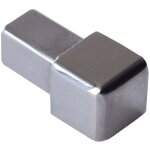 Embout pour rail  carrelage profil carr en acier inoxydable, profil  carrelage - poli 8mm, 1 pice ...