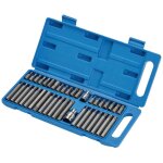 Embouts torx 6 pans spline xzn - coffret 40 embouts chrome vanadium
