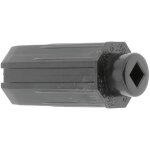 Embout de tube de volet roulant octogonal en pvc noir fen�tre sortie baie vitr�e store, pour tube octogonal ...