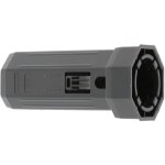 Embout de tube de volet roulant octogonal en pvc noir fen�tre sortie baie vitr�e store, pour tube octogonal ...