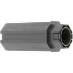 Embout de tube de volet roulant octogonal en pvc noir fen�tre sortie baie vitr�e store, pour tube octogonal ...