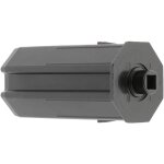 Embout de tube de volet roulant octogonal en pvc noir fen�tre sortie baie vitr�e store, pour tube octogonal ...