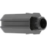 Embout de tube de volet roulant octogonal en pvc noir fen�tre sortie baie vitr�e store, pour tube octogonal ...