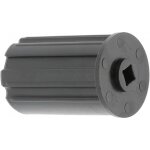 Embout de tube de volet roulant octogonal en pvc noir fen�tre sortie baie vitr�e store, pour tube sortie ...