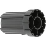 Embout de tube de volet roulant octogonal en pvc noir fentre sortie baie vitre store, pour poulie et ...