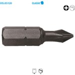 Embout de vissage s�rie courte 1 / 4'' - pozidriv� classic pz n�1 long. 25 boite de 15