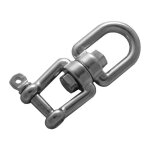 Emerillon oeil / manille 8mm inox a4 / aisi 316