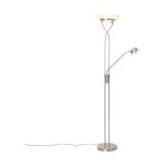 Empoli - led dimmable lampadaire avec lampe de lecture variateur inclus - 1 lumi�re - h 1800 mm - acier ...