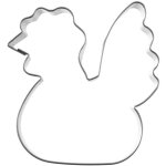 Emporte - pi�ce en acier en forme de poule 6, 5 cm