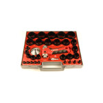 Emporte - pi�ce jumelable 29 pi�ces �2 � 50 mm ? poign�e amortissante pour d�coupe pr�cise ? acier haute ...