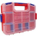 Lot de 3 botes  outil de rangement organiseur en plastique emtop 12 valise empilable rangement multiple ...