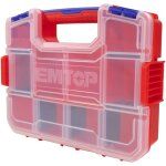 Lot de 3 botes  outil de rangement organiseur en plastique emtop 15 valise empilable rangement multiple ...