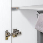 Emuca 1275924 lot de 10 pistons amortisseurs pour portes relevable mildy, fermeture amortie, plastique, ...