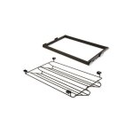 Emuca kit de rangement de chaussures en mtal et cadre de roulement pour armoires moka, fermeture souple, ...