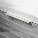 Lot de 10 poign�es pour meubles setubal - l104mm - entraxe 64mm - aluminium - anodis� mat - emuca