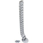 Colonne passe - câbles pipe 4, plastique, peint aluminium - emuca Colonne passe - câbles pipe 4, plastique, peint aluminium - emuca