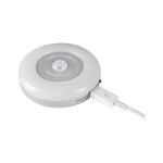 Emuca - luminaire led rechargeable par usb avec d�tecteur de mouvement rond - silumen