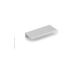 Emuca poigne pour meuble, entraxe 32 mm, aluminium, anodis mat - talla