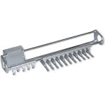 Emuca - porte - cravates lat�ral extractible self, peint en aluminium, acier et plastique