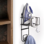 Emuca - porte - fer et planche � repasser, acier, gris anthracite