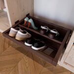 Emuca 6936113 range chaussures extractible moka, 764 794, peint en moka, acier. Emuca 6936113 range chaussures extractible moka, 764 794, peint en moka, acier.
