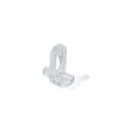 Emuca ? supports transparents pour �tag�res en verre ? lot de 50 ? pour �paisseur 4 � 5 mm ? fixation ...