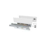 Emuca ? tiroir ext�rieur vertex 40kg ? acier peint blanc ? hauteur 93mm ? profondeur 500mm ? rangement ...