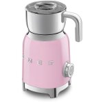 Emulsionneur de lait 500w 0. 6l rose - smeg - mff11pkeu
