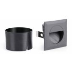 Carter - lampe encastrable au mur gris fonc� de faro 70402