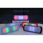 Enceinte bluetooth fm tf usb speakerphone smartphone tablette rechargeable led