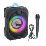 Enceinte nomade inovalley dance cube 44 - 150w pmpo, led kaleidoscope, bluetooth v5. 0