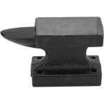 Enclume en fonte, noir enclume de forgeron en m�tal � corne, enclume � banc de travail pour la fabrication ...