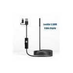 Me - endoscope 3 en 1 type - c micro usb 5. 5mm android mini caméra tuyau voiture inspection 6 led étanche ... Me - endoscope 3 en 1 type - c micro usb 5. 5mm android mini caméra tuyau voiture inspection 6 led étanche ...