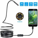 Endoscope 5, 5 mm micro usb et cam�ra serpent d'inspection de type c endoscope usb 3 en 1 mince �tanche ...