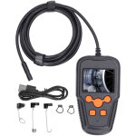 Endoscope industriel 2. 4in ips �cran tube inspection cam�ra main endoscope ip67 �tanche objectif 10m ...