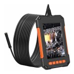 Endoscope industriel, camra endoscope hd 1080p, camra d'inspection de tuyaux, cran hd 4, 3 pouces, ...