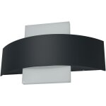 Endura style shield square luminaires ext�rieurs led avec �mission de lumi�re en haut et en bas en gris ...