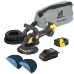 Peugeot outillage - energysand - 18vbl - asp ponceuse pltre brushless 18v + 2 batteries li - ion 5ah ...