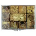 Lot de 9 mini magnets gustav klimt Lot de 9 mini magnets gustav klimt