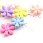 Enfile - aiguilles 10 pices couleurs assorties en plastique tte de fleur boucle de fil enfile - aiguilles ...